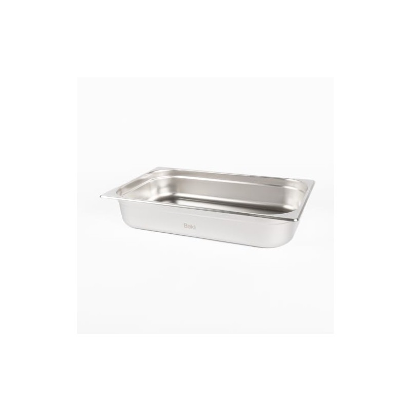 Baki Stainless Steel Gastronorm Container 1/1 Food Pan 65, 100,