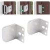 2pcs Home Security Door Reinforcement Lock Anti Theft Aluminum Alloy
