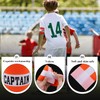 Youth Captain Armband for Team Sports, Elastic Adjustable Anti-Drop Kids