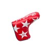 BACK SPIN! Star Pattern Putter Club Headcover Back Spin (Red