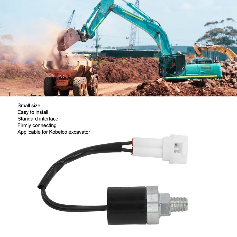 2 Pin Excavator Hydraulic Sensor Stainless Steel Industrial Hydraulic Sensor