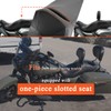 FOVPLUE Adjustable Rider Backrest, Detachable Plug-in Driver Backrest Pad w/Mounting