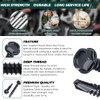 #14 x 2-1/2" Black Hex Washer Head Self Drilling Screws