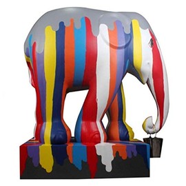 Elephant Parade Limited Edition Replica Elephant - Ms. Songkran (10cm)