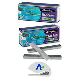 Swingline Staples, S.F. 4, Premium, 1/4" Length, 210/Strip, 5000/Box, Bundle of 2 Box = 10,000 Staples (35450)