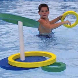Nordesco Ring Game Quoits Pool Party Adult Kids Heavy Duty Floating EVA Foam NEW
