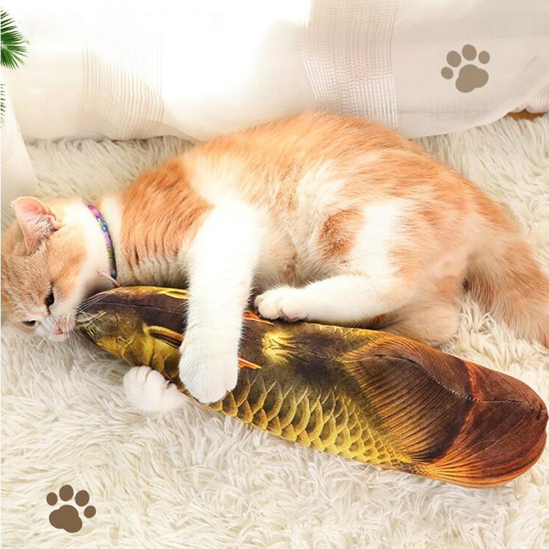 Set of 4, Cat Toy, Fish Emulation, Fish Emulation, Single