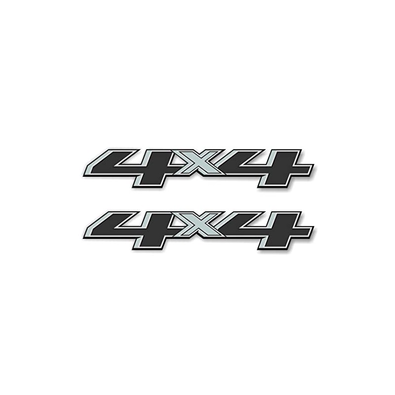 GOLD HOOK Premium Series 4x4 Bedside Replacement Decals for Chevy