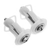 Micro Trader 2pcs Toilet Top Cover Lid Seat Fixings WC