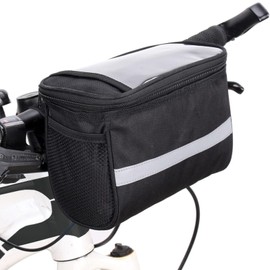 Vhtanop Handlebar Bag Bicycle 4.5 L, Bicycle Bag Handlebar, Bicycle Bags Waterproof, Bike Packing, Bicycle Handlebar Bag for Road Bike, Ebike, Mountain Bike Accessories