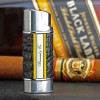 BRIZARD & CO NANO CIGAR LIGHTER INDIAN ROSEWOOD WOOD BROWN