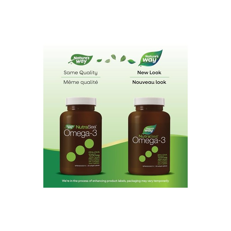 Natures Way NutraSea Softgels Menta Fresca 60 c - Suaves
