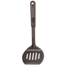 Norpro Nylon 11.5-Inch Slotted Round Turner, Black
