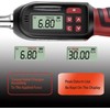 VANPO 3/8 Inch Drive Digital Torque Wrench(5-99.5 ft-lbs./6.8-135Nm), ±2% CW