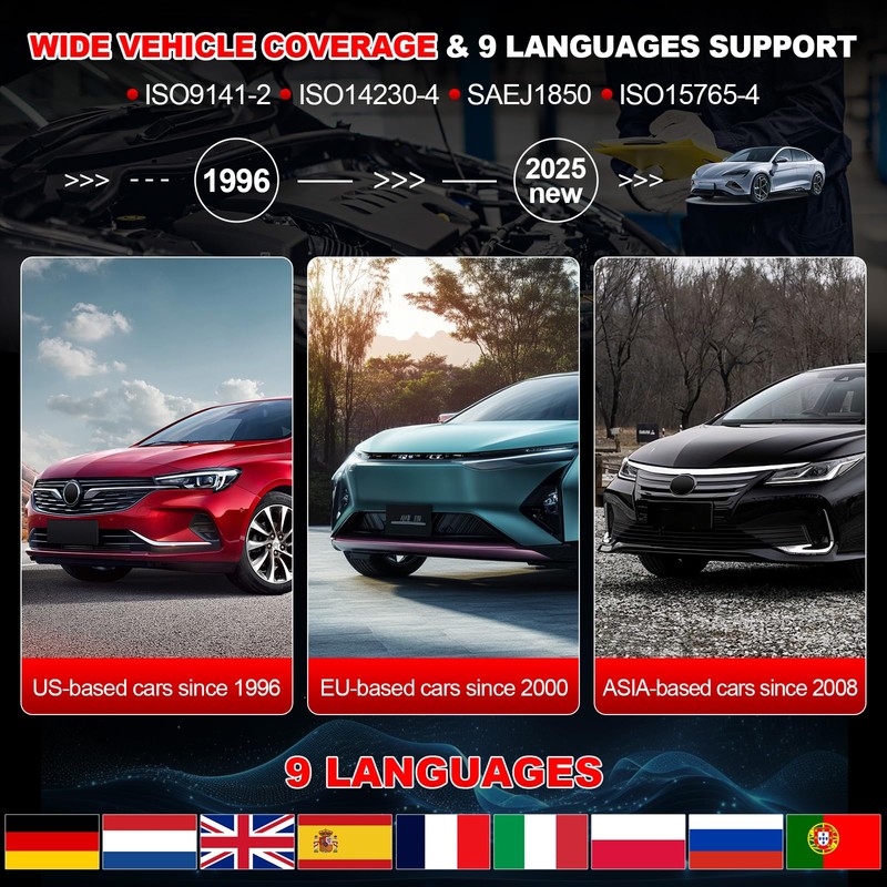 LAUNCH Creader 300 OBD2 Scanner,Engine Fault Code Reader,Support Read Data