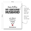 Birthday Card for My Awesome Husband