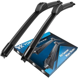 YOKKIP OEM Quality 26"+18" Front Windshield Wiper Blades - Replacement for Honda Civic 2011-2018, HR-V 2015-2018, Premium All-Seasons Durable Stable and Quiet J-Hook Wiper (Set of 2)
