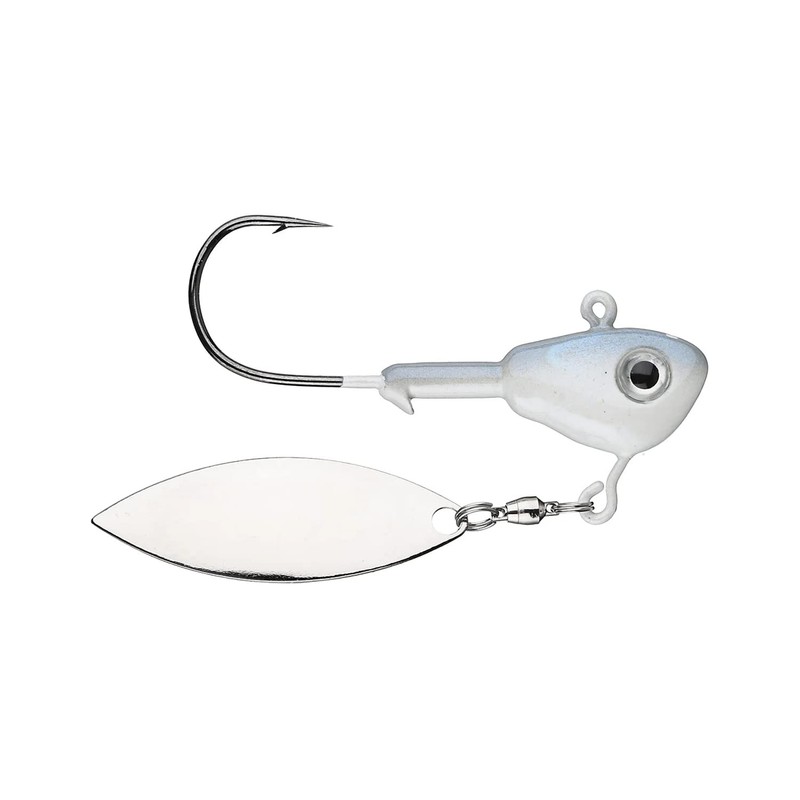 Buckeye Lures SSBS38AL 3129-0195 Su-Spin Single Fishing Equipment, Pearl, 3/8