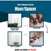 Magnet Riser Compatible with SimpliSafe - Self Adhesive DIY Magnet