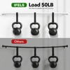 IFELS 2 Pack Heavy Duty Curtain Rods for Windows 28