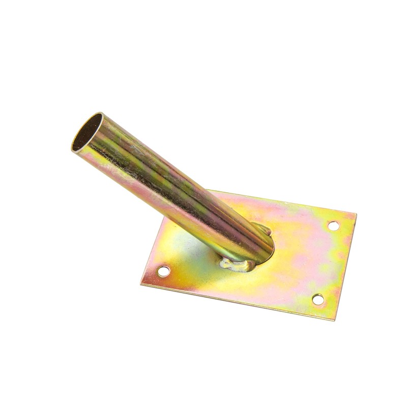 ADGO Flag Holder Screw-On Flag Pole Handle Wall Mount Hot-Dip