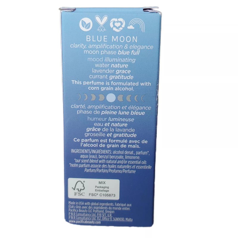 Pacifica Blue Moon Perfume 1oz Fragrance Spray Brand New in
