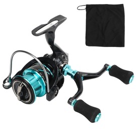 Fishing Reels All Metal Lightweight Compact Shallow Cup Diagonal Mouth Spinning Reels for Saltwater Freshwater DH3000 Dual Arms