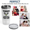 Bubble Hugs Tennis White Edition Viking Tumbler 20oz - chasing