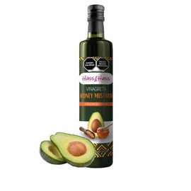 Vinagreta Mostaza y Miel 250 ml Hass&Hass - Vinagreta para Ensaladas de Lechuga - Vinagreta Dulce para Ensaladas con Aceite de Aguacate y Sabor Equili