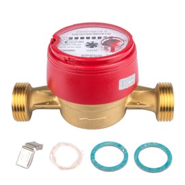 SPEWA Water Meter, Hot Water, Calibrated 2025, QN 2.5, BL 130 mm, 1 Inch AG