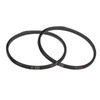 sourcing map 2Pcs O-430 O Type V-belt 430mm/16.9" Inner Length