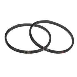 sourcing map 2Pcs O-430 O Type V-belt 430mm/16.9" Inner Length x 0.39" Width x 0.24" Height, O-type Closed-Loop Rubber Transmission Belt