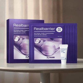 REAL BARRIER Retiniol Pore Tightening Serum Gel Mask 5 Sheets + Extreme Cream Original 10ML 4108999 NONE / REAL BARRIER 레티니올 모공 타이트닝 세럼 겔 마스크 5매+ 익스트림 크림 오리지널 10ML 4108999 NONE