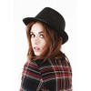 Beechfield Fedora Hut Small / Medium,Schwarz