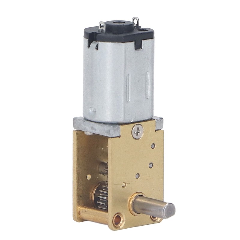 DC 12V Worm Gear Motor Low Speed Single Shaft Micro
