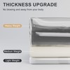 AmazerBath Shower Curtain Liner, 100% EVA Luxury Soft Clear Grey