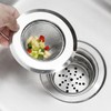 NUZAMAS 2PCS Sink Mesh Filter 4.5 inches Diameter Kitchen Sink