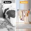 DASIAUTOEM Foldable Clothes Rack, Portable, Extendable Clothes Rack, Small Adjustable