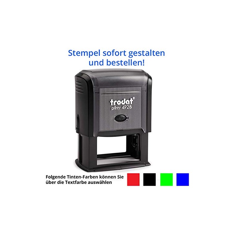Trodat Printy 4928 Stamp (60 x 33 mm) for 9