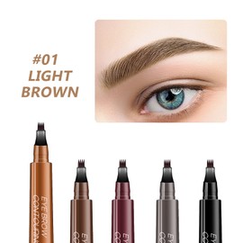 Eyebrow Pen, Waterproof Eyebrow Pencils, Brow Pencils Easy Makeup Tool, Natural Looking Long-Lasting Eyebrow Tool, Eye Brower Pencils, 1 PC Light Brown Eyebrow Pencils