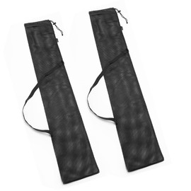 WANGCL Drawstring Mesh Kayak Paddle Bag Adjustable Shoulder Strap Paddle Storage Bag Portable Kayak Paddle Storage Bag (2 Pieces)