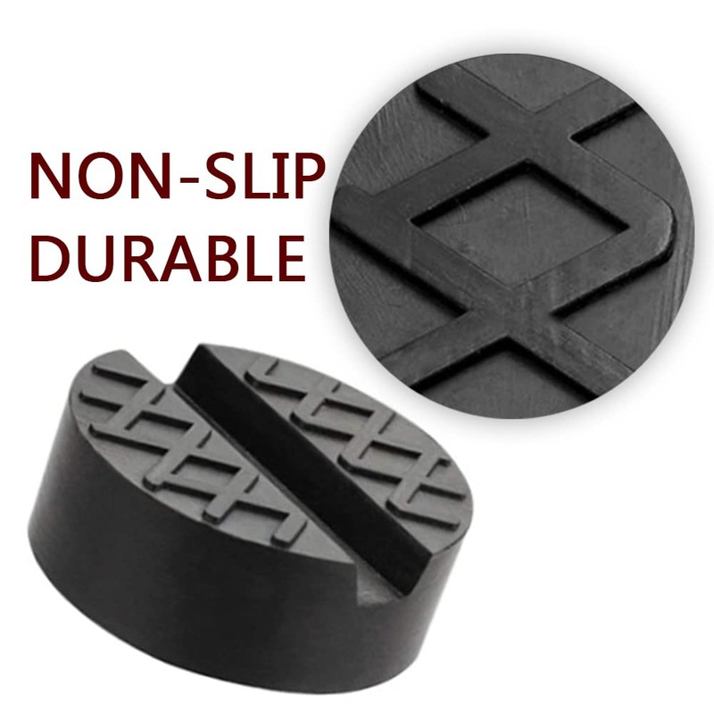 Car Jack Pad Slotted Trolley Jacking Rubber Blocks Cars Repair
