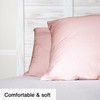 Hitime Standard Size Waterproof Pillow Protector, 2Pack Pink,Breathable Pillow Cover,