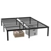 OLALITA 18 Inch Metal Platform Bed Frame, Queen Size Bed