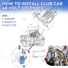 Panglong Club Car Solenoid 48 Volt, Albright 4 Terminal Club