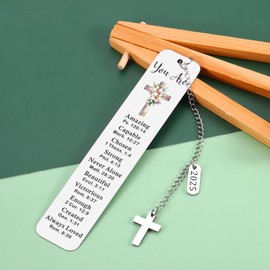 Baptism Gifts for Teen Girls Teenager, Baptismal Gifts, Christian Gifts for Women, Baptism Gifts for Women, Religious Bible Bookmarks, Easter Basket Stuffers, First Communion Confirmation Gifts