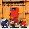 NAKANEKO Heavy Duty Door Lock, Use with Cam Bar Style