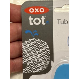 Oxo Tot Tub Stopper- Silicon Seal Keeps Water In Tub, Suction Cup- Tub- Laudry