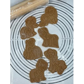 Set of 6 Small Pony Cookie Cutters & Molds Produced by 3D Kitchen Art