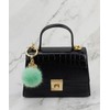 Maia Mya Mink Fur Keyring & Charm Decoration - Mint
